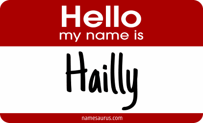 Hello my name is Hailly png download