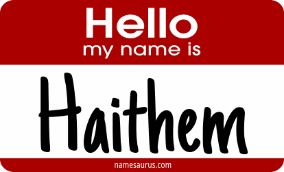 Hello my name is Haithem png download