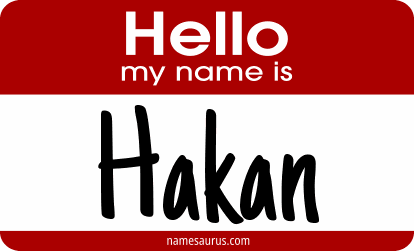 Hello my name is Hakan png download