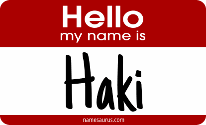 Hello my name is Haki png download