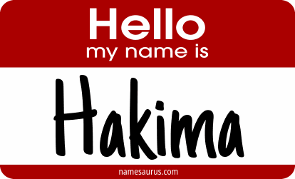 Hello my name is Hakima png download