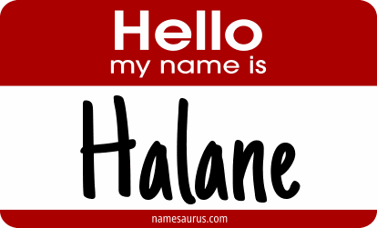 Hello my name is Halane png download