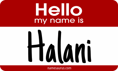 Hello my name is Halani png download