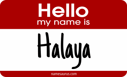 Hello my name is Halaya png download