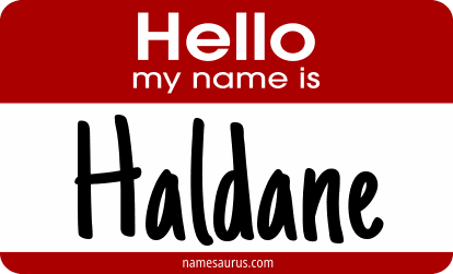 Hello my name is Haldane png download
