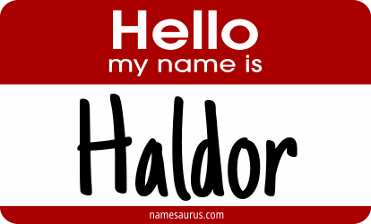 Hello my name is Haldor png download