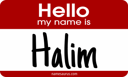 Hello my name is Halim png download