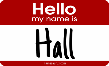Hello my name is Hall png download