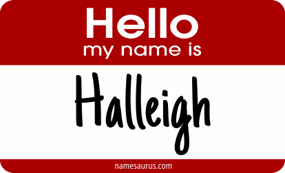 Hello my name is Halleigh png download