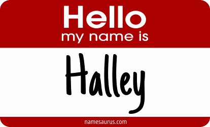 Hello my name is Halley png download