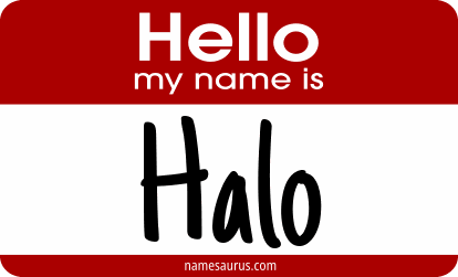 Hello my name is Halo png download