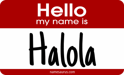 Hello my name is Halola png download
