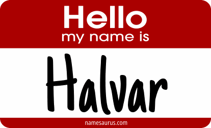 Hello my name is Halvar png download