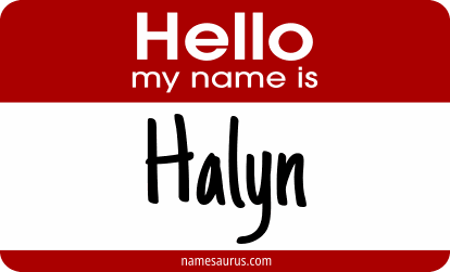Hello my name is Halyn png download