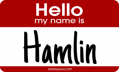Hello my name is Hamlin png download