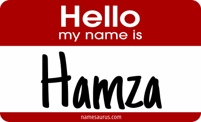 Hello my name is Hamza png download