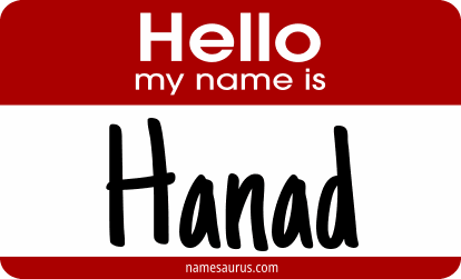 Hello my name is Hanad png download