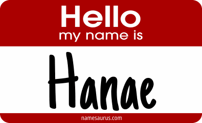 Hello my name is Hanae png download