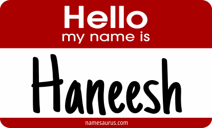 Hello my name is Haneesh png download