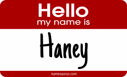 Hello my name is Haney png download