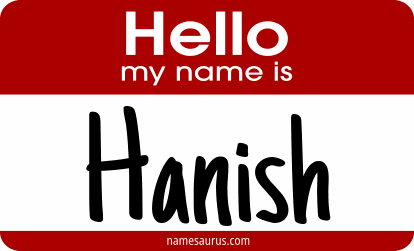 Hello my name is Hanish png download
