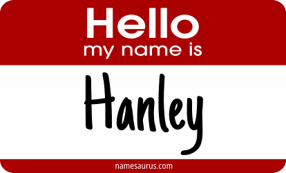 Hello my name is Hanley png download