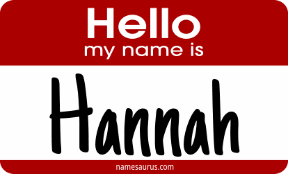 Hello my name is Hannah png download