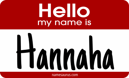 Hello my name is Hannaha png download