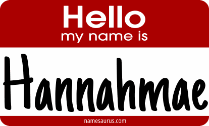Hello my name is Hannahmae png download