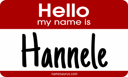 Hello my name is Hannele png download