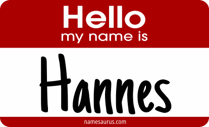 Hello my name is Hannes png download