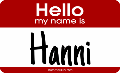 Hello my name is Hanni png download