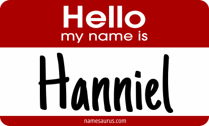 Hello my name is Hanniel png download