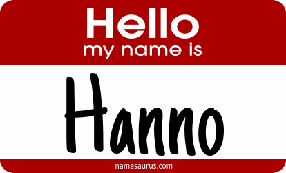 Hello my name is Hanno png download