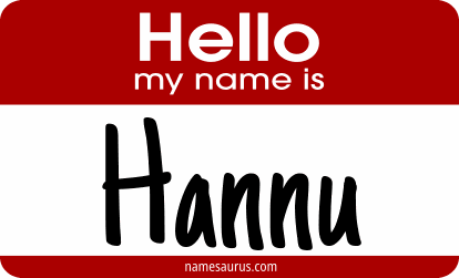 Hello my name is Hannu png download