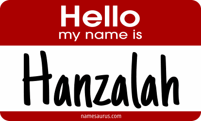Hello my name is Hanzalah png download