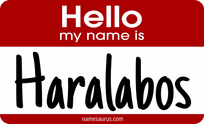 Hello my name is Haralabos png download