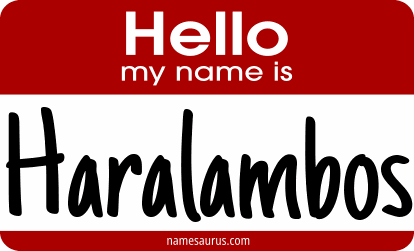 Hello my name is Haralambos png download