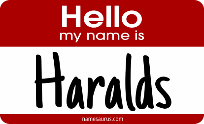 Hello my name is Haralds png download