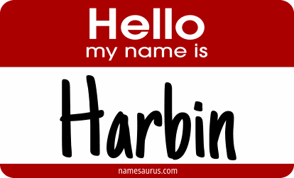 Hello my name is Harbin png download