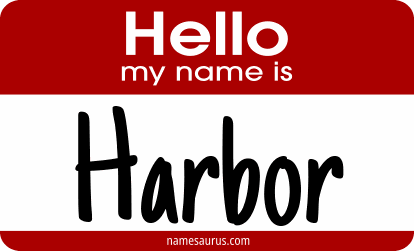 Hello my name is Harbor png download
