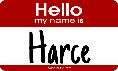 Hello my name is Harce png download