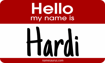 Hello my name is Hardi png download