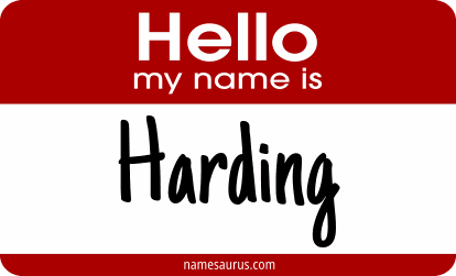 Hello my name is Harding png download