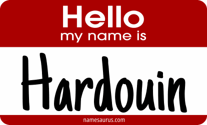 Hello my name is Hardouin png download