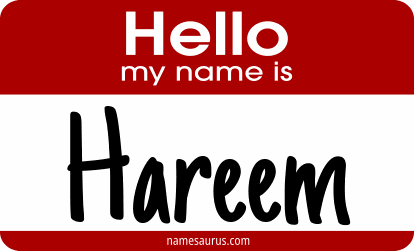 Hello my name is Hareem png download