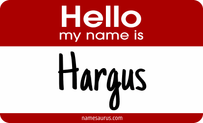 Hello my name is Hargus png download