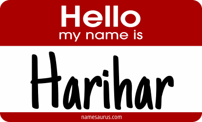 Hello my name is Harihar png download