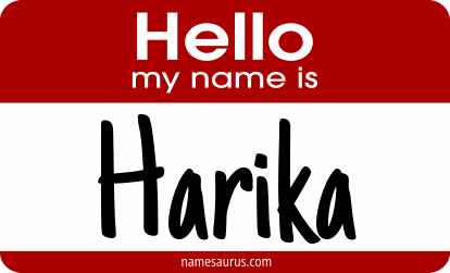 Hello my name is Harika png download