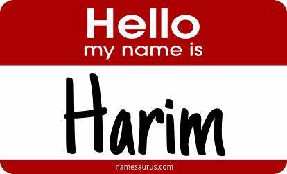Hello my name is Harim png download